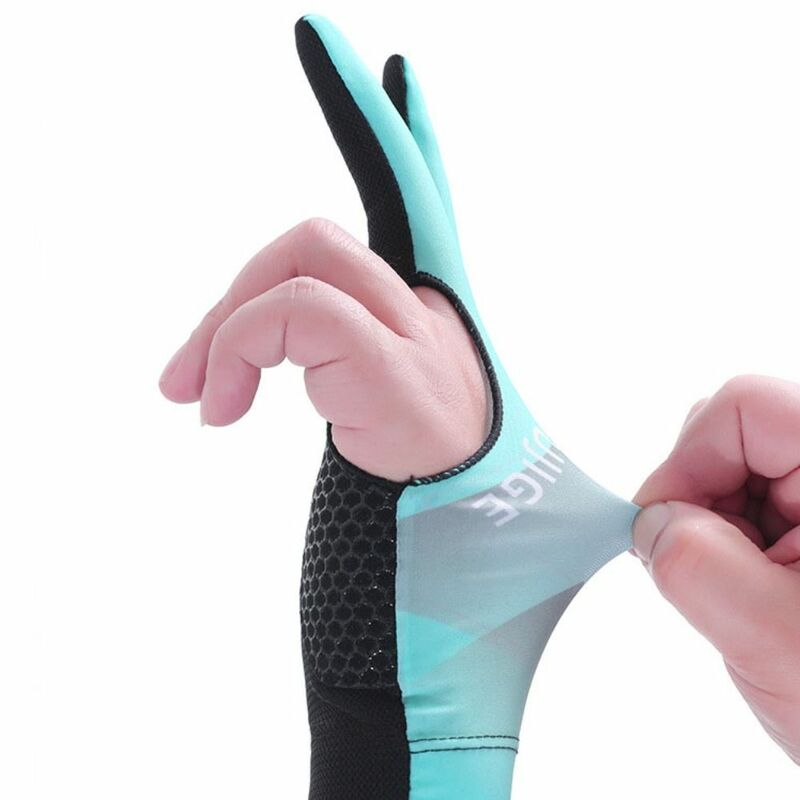 Antypoślizgowe odporne na zużycie rękawice bilardowe 3 rękawiczki z palcami lekkie profesjonalne jednoczęściowe rękawice bilardowe