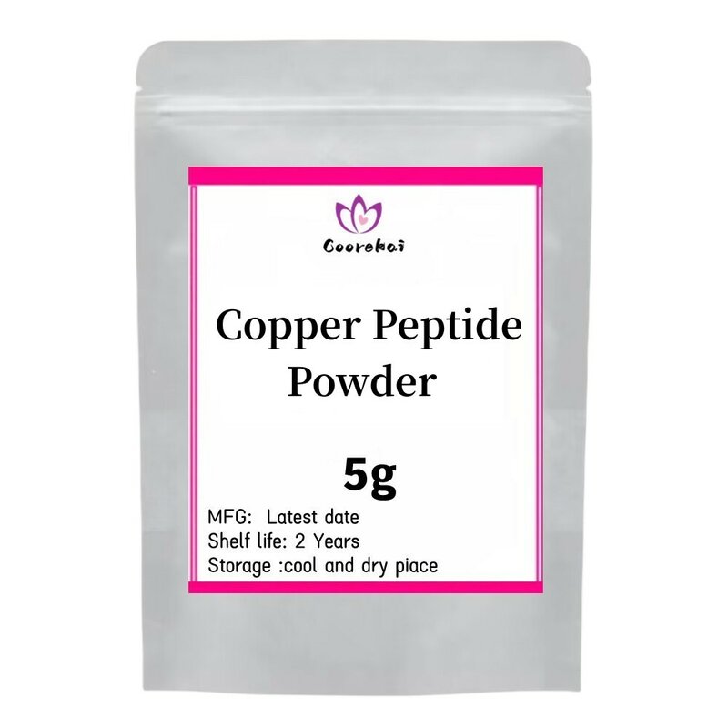 Cosmetic Raw,copper Peptide Powder, Skin Whitening,ghk-cu Glycyl-l-histidyl-l-lysine High Quality