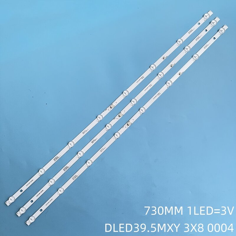 Tira de retroiluminação LED para TD Systems, 8 Lâmpada para K40DLM7F K40dlm8fs DLED39.5MXY 3X8 0004 M2-395 40d5ft2c V400HJ6-PE1 (NR SIA36), 735mm