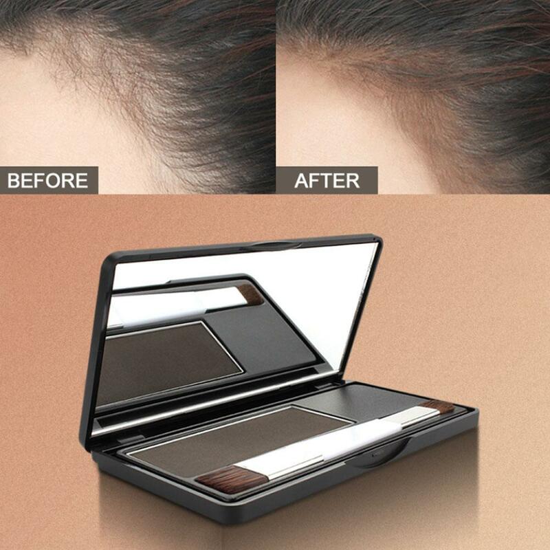 4 Colors Waterproof Hair Shadow Powder Hair Root Cover Up Concealer Repair Fill In Hair Line Powder
