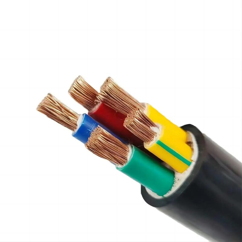 Четырехжильный кабель RVV с покрытием, медный сигнальный кабель, Гибкий Силовой электрический кабель, домашняя проводка