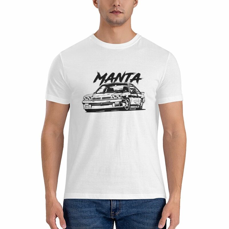 Camisetas con logotipo de Opel Manta para hombre, ropa informal Vintage, Harajuku, talla grande, novedad de verano, 2024