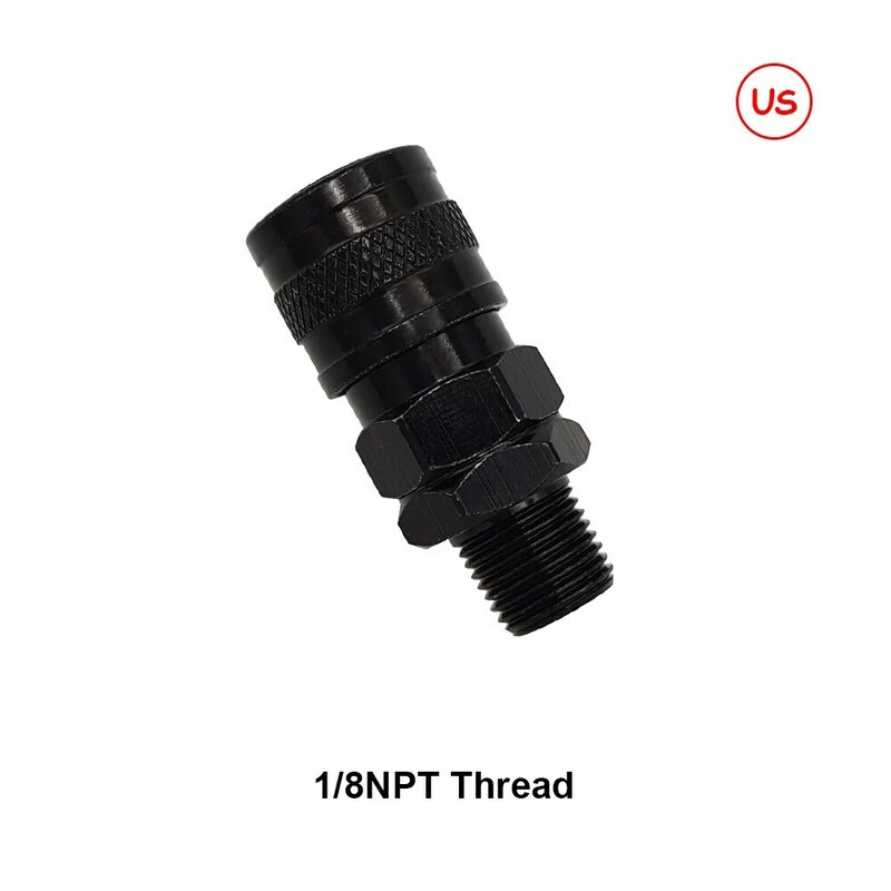 HPA Foster US Quick Disconnect Air Release,Female Coupler Male Plug Marui KJW/WE KSC/KWA For Magazine Taps Valve Adapters
