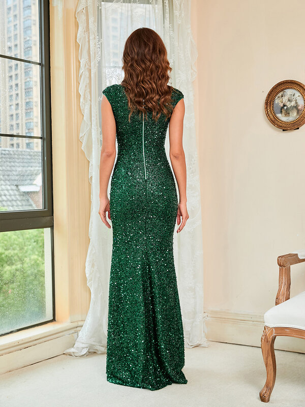 Сексуальная женская зеленая юбка со средней талией, длинная юбка, элегантное платье для женщин