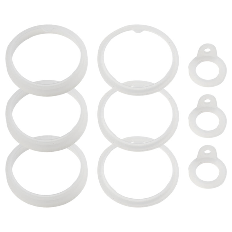9pcs Silicone Sealing O-Rings Gaskets For 40oz Vacuum Bottle Cover Stopper Thermal Cup Lid Resistance O Ring Seals Gaskets