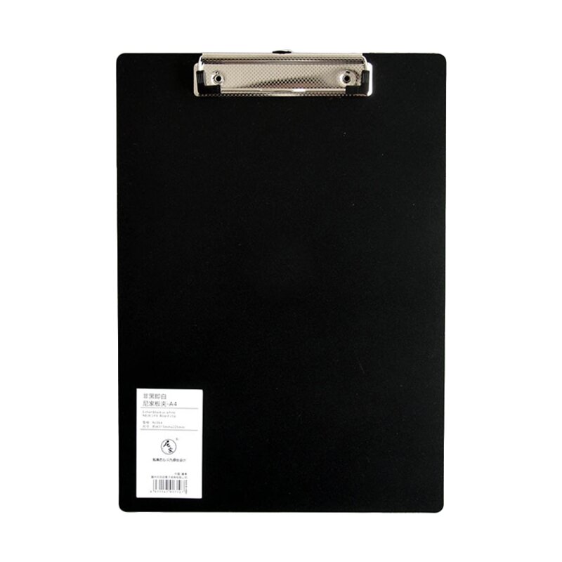 Semplice blocco note A4 A5 Memo Pad Board Clip morsetti per scrittura di File di Notebook a fogli mobili Dropship