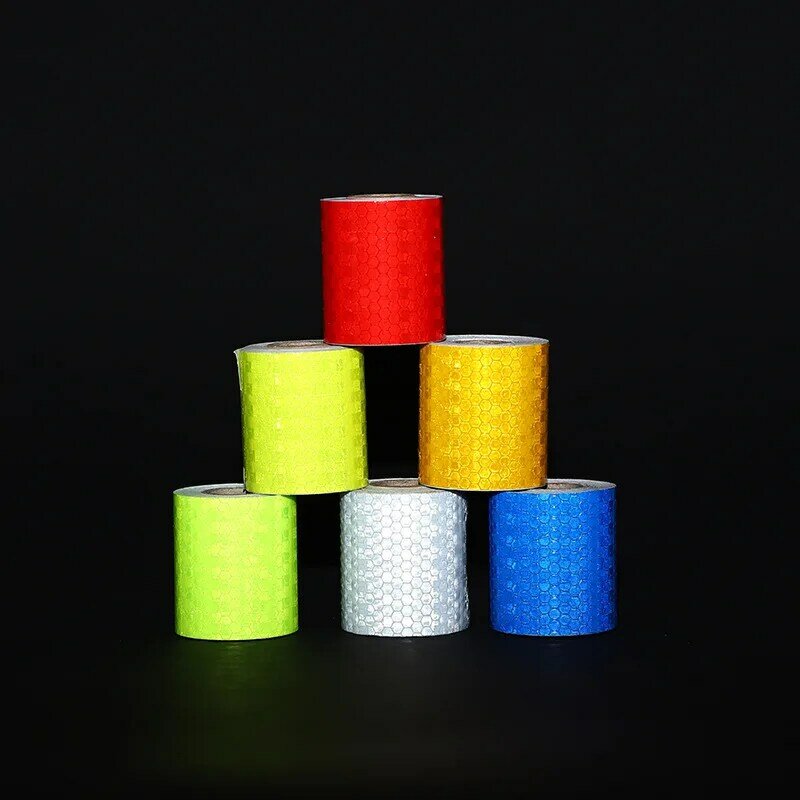 5cm X 3m Safety Reflective Tape Strap Reflective Stickers Adhesive for Auto Car Night Traffic Safety Warning Reflective Tape