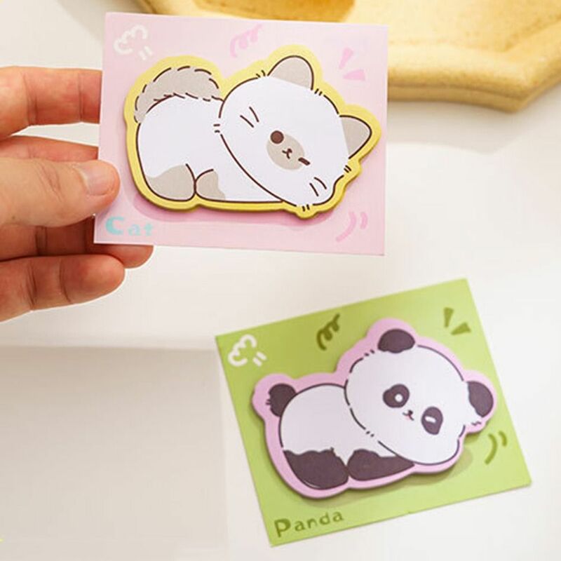 Posted It Sticky Note Paper Bookmark Stickers for School Stationery 30 Sheets Creative Cartoon Animals Memo Pad Office Supplies
