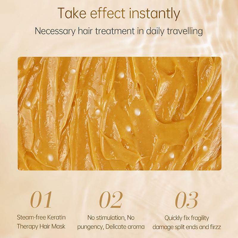 Produto capilar para cabelos danificados secos, evitar o frizz, condicionador profundo, queratina, tratamentos de raízes, 10ml