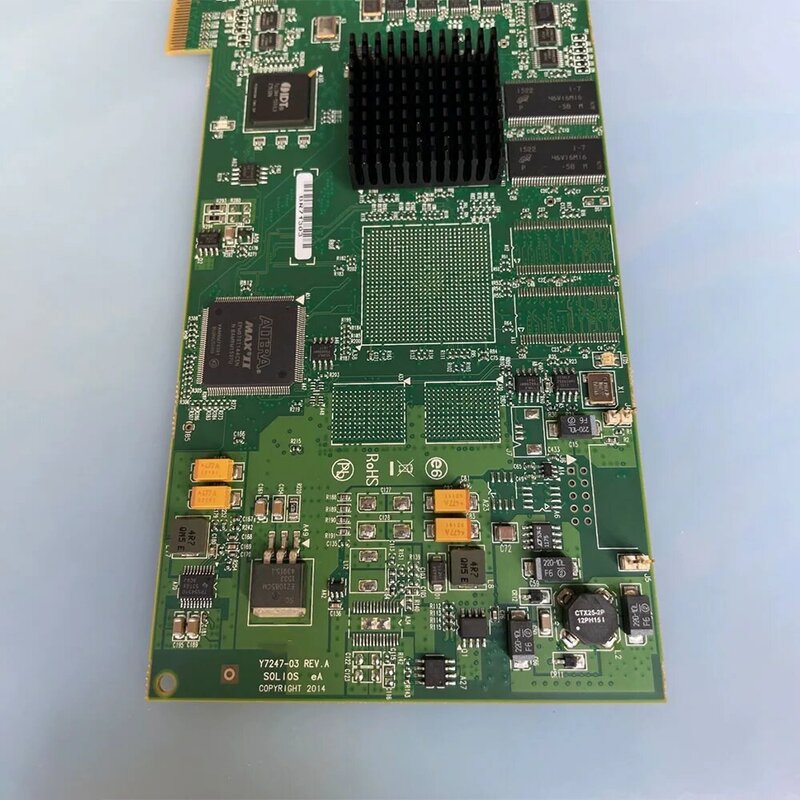 For Matrox Y7247-03 REV.A S0L6M4AE SOL6M4AE  Image Acquisition Card PCIe