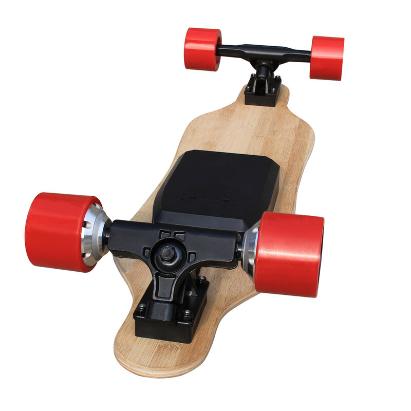 Skateboard elettrico ruote skateboard elettrico a batteria a bordo lungo per adulti