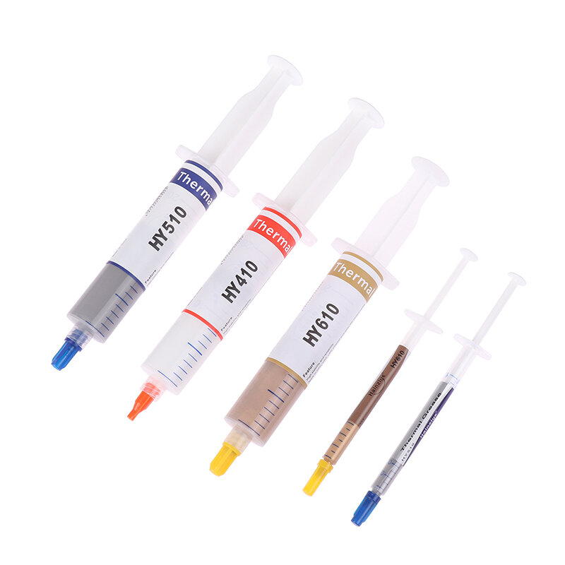 8g/45g Silicone Needle Tube Thermal Paste Heat Transfer Grease Heat Sink CPU Chipset Notebook Computer Cooling Syringe Paste