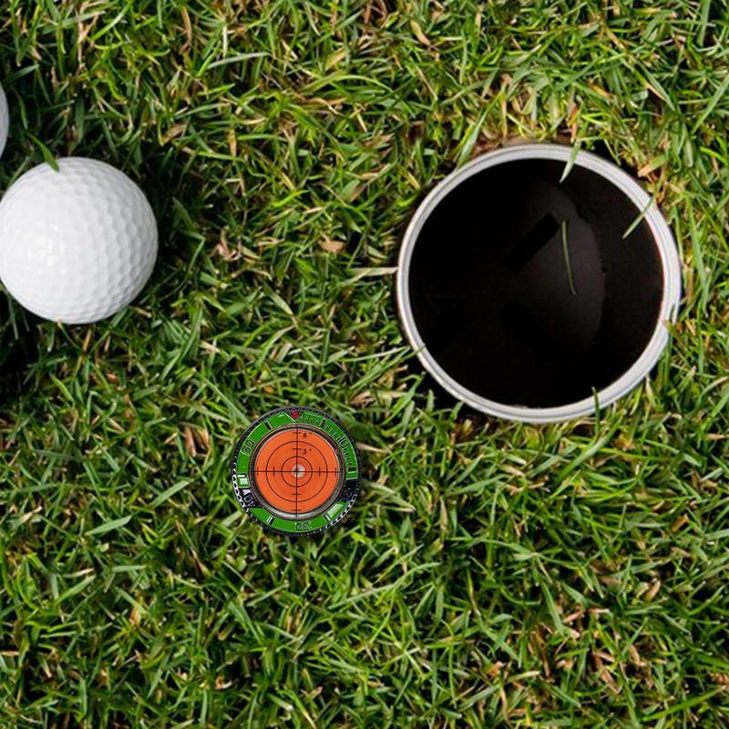Marcador de pelota de Golf de nivel, sombrero de Golf, Clip de marcador de pelota con alta precisión, seguro Putt Pro, Ayuda de lectura verde, Burbuja de estilo de Chip de póquer