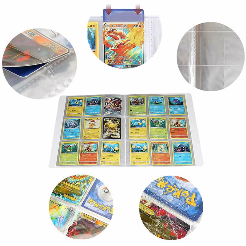 TAKARA TOMY-Livre d'album de cartes de dessin animé, classeur de support de collection de cartes de jeu, dossier de carte d'anime, cadeau de jouets supérieurs pour les enfants, 9 pocommuniste, 432 cartes