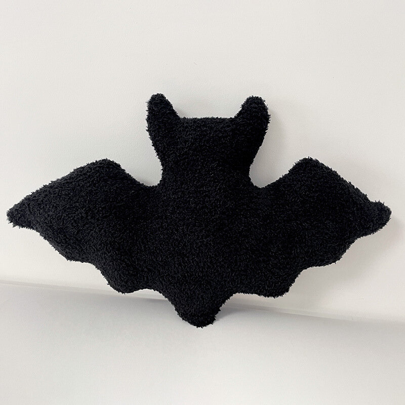 3pc Stuffed Bat Plush Toys Halloween Decorations Fluffy Bat Stuffed Animal Throw Pillow Home Decor
