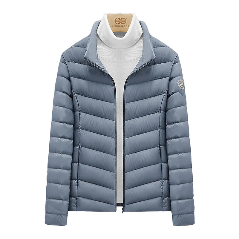Arazooyi 여성용 캠핑 다운 재킷, 초경량 보온 겨울 퍼퍼 재킷, 야외 하이킹 트레킹 스키 코트, 방풍 칼라