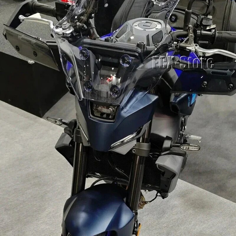 Motocicleta Hand Guards Protector, novo guidão acrílico, Handguard Shield para YAMAHA MT09 MT 09 MT-09 SP 2024