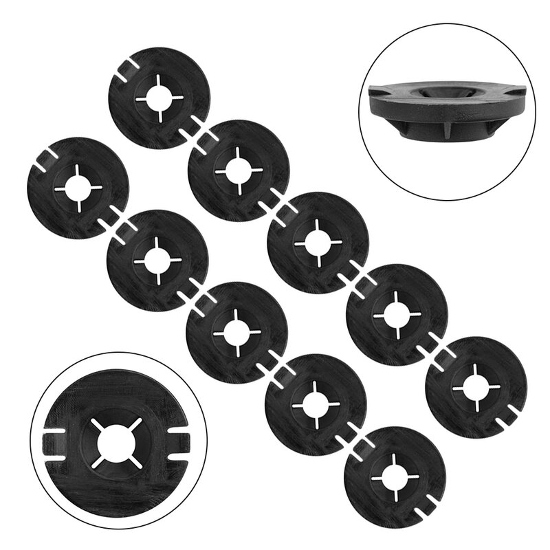 ENGINE COVER WHEEL APRON NUTS 10pcs/set Accessories Clamps FOR TESLA MODEL 3 WHEEL APRON NUTS Clips 1110713-99-C