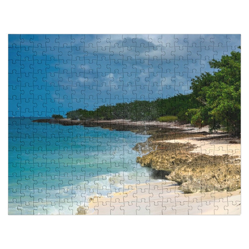 Aruba Eagle Beach Puzzel Houten Puzzels Voor Volwassenen Puzzel Aangepaste Foto Gepersonaliseerde Gift Getrouwd