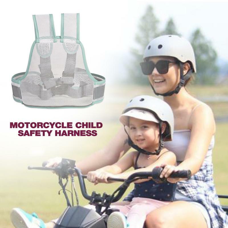Motorrad Kinder sicherheits gurt kreative atmungsaktive Mesh Kleinkind Sicherheits gurt reflektierende Outdoor-Aktivitäten Fahrrad zubehör
