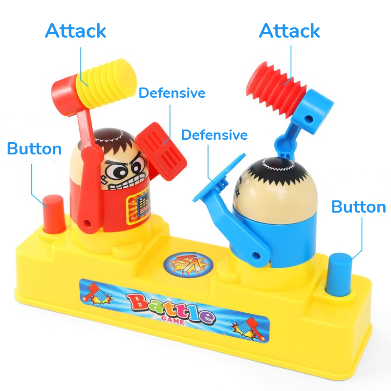 Vendite calde giocattolo da battaglia a due giocatori giochi doppi genitore-figlio novità giocattoli antistress giocattolo Fidget divertente gioco di combattimento per bambini regalo per bambini
