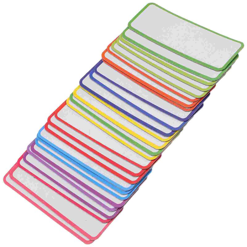 Frigorífico Dry Apagar Whiteboard Markers, etiquetas magnéticas, ímãs Writable Marker Pen, Chore Friction Strips, 27 Pcs