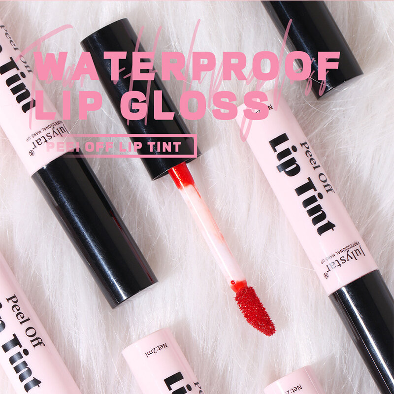 6 Colors Peel Off Liquid Lipstick Waterproof Longlasting LipGloss Mask Moisturizer Tear Pull Lip Lint Cosmetic Makeup Maquillage