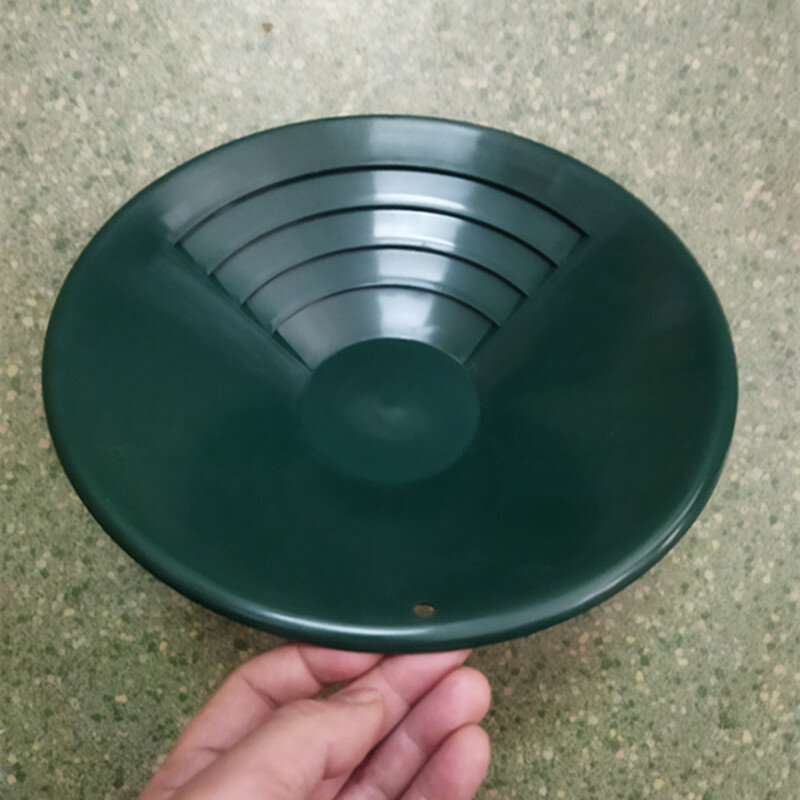 Gold Pan Panning for Gold Rush Sieve Sifting Classifier Screen Sieve Pan Size 260*72mm Sand Pot Gold Sieve Tray Wash Gold Basin