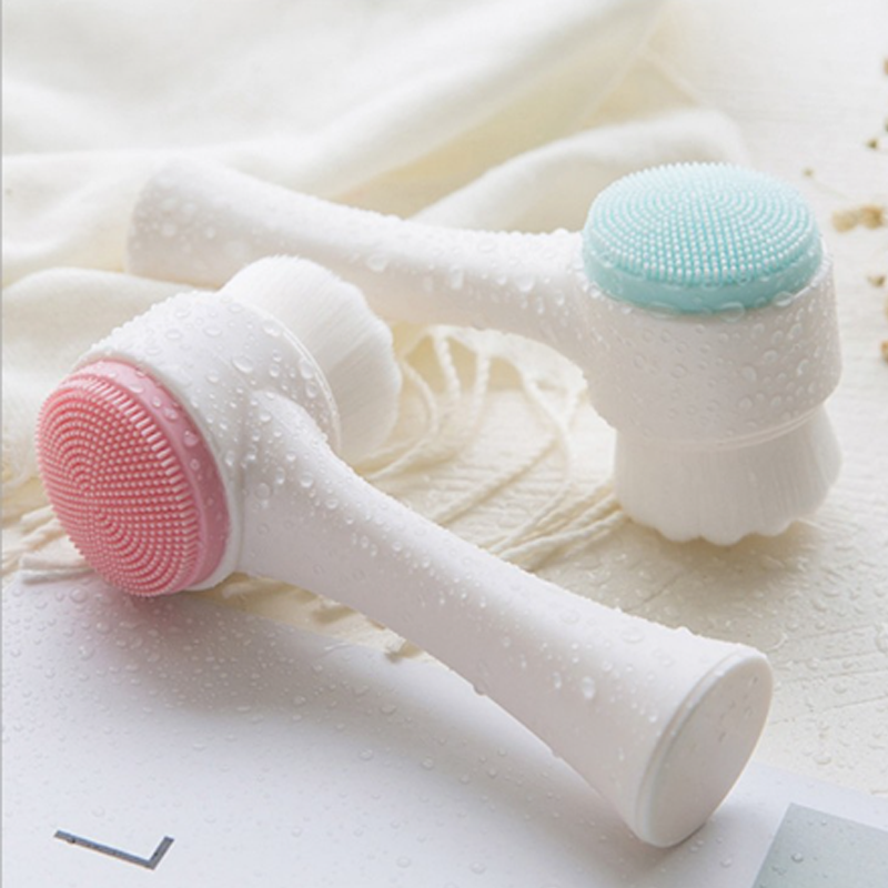 Cepillo de limpieza para el cuidado Facial, masaje de limpieza Facial Suave, cepillo exfoliante de silicona impermeable