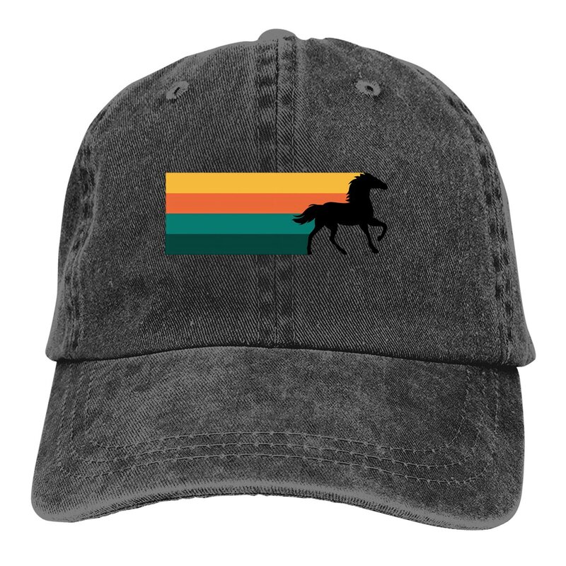 Sombreros de papá de Color puro para mujer, sombrero con rayas de caballo, visera para el sol, gorras de béisbol, deportes de carreras de caballos, gorra con visera