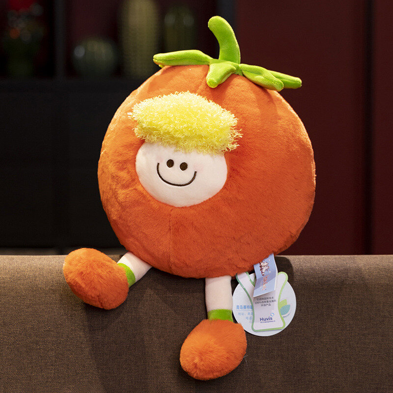 Cartoon Vegetable Man Plush Doll Soft Stuffed Plant Simulation Tomato Eggplant Balsam Pear Carrot Baby Appease Toy for Kids Gift