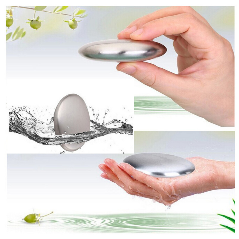 Rimozione degli odori del sapone magico barra della cucina del sapone dell'acciaio inossidabile che elimina il dispositivo di rimozione degli odori del bagno