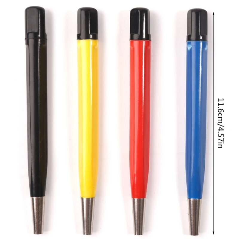 Rust Removal Brush Pen Set, Fibra De Vidro, Latão, Aço, Nylon, Pen Forma, Relógio, Peças De Jóias, Polimento, Ferramenta De Limpeza, 1 Pc, 4Pcs