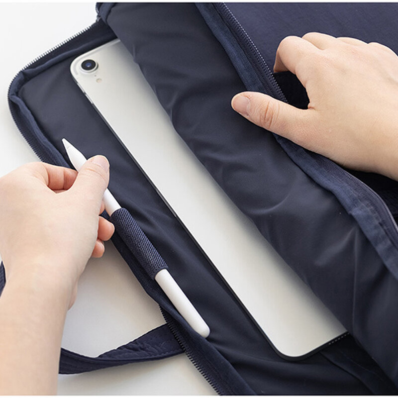 Сумка для ноутбука с вышивкой на заказ, нейлоновая вместительная Милая школьная сумка для ноутбука с надписью, Модный деловой портфель