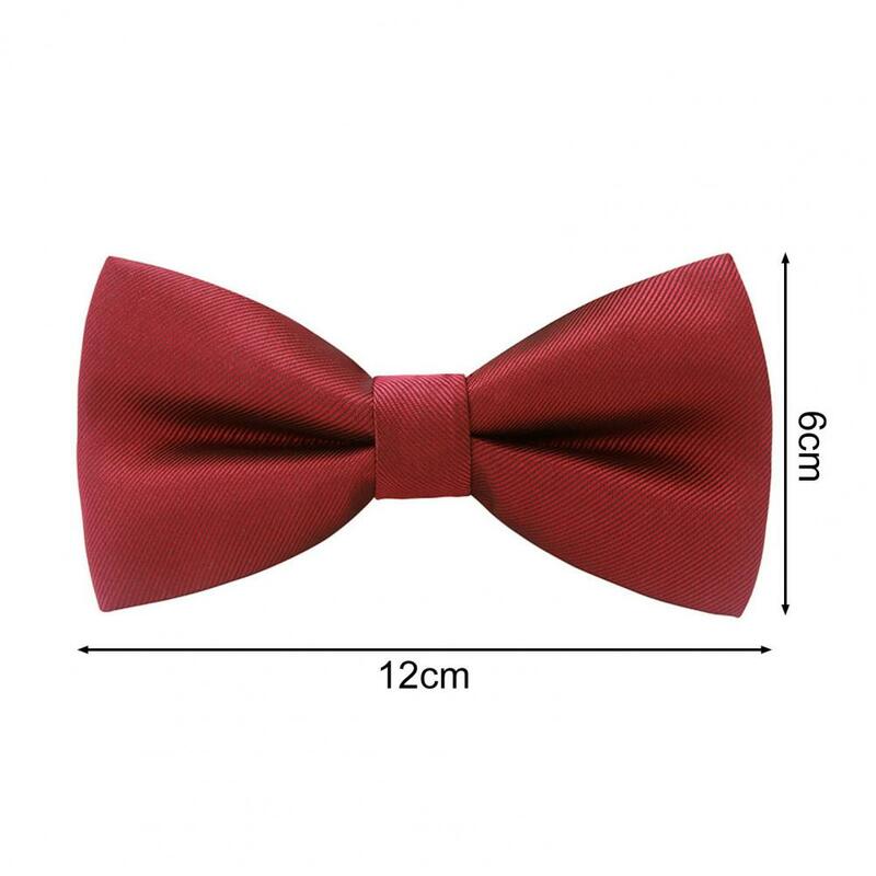Men Bow Tie Formal Business Style Pre-tied Butterfly Knot Bowtie Satin Neck Tie Party Banquet Groom Bow Clothes Accessories