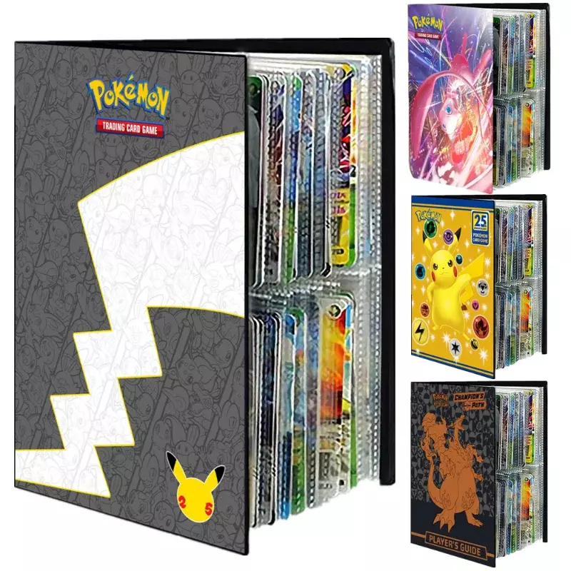 Pokemon 25-jarig Jubileum Viering 240 Kaart Album Boek Spel Kaarthouder Binder Vmax Game Card Collectie Kids Speelgoed Cadeau