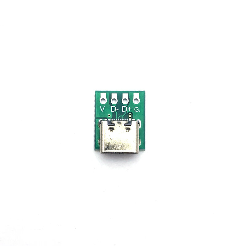 1PCS 5pin MICRO USB To DIP Adapter Female USB-C Connector C Type PCB Converter Switch Board 3.1 High-current Power Adapter Board