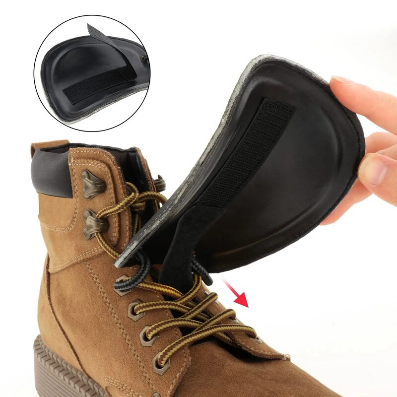 레이스 업 신발 커버, 충돌 방지 방수 신발 커버, 용접기 단열 신발 보호 부착, 작업장화 안전