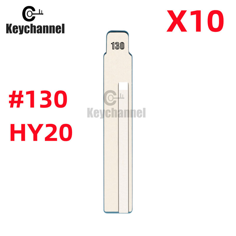 10 pièces 129 #130 #33 #50 # Hyundai Kia lame de clé de voiture Lishi HY20 HY20R HY15 HY16 lame pour Xhorse KD KEYDIY JMD télécommande pour huntai Kia