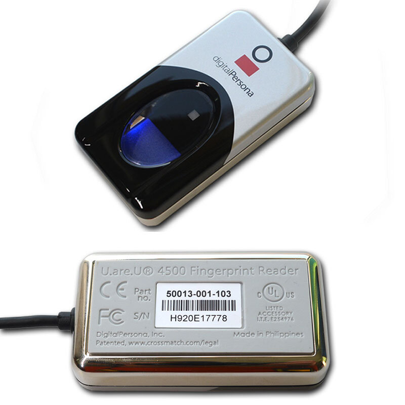 Persona U.are.U 4500 scanner biométrico digital, leitor biométrico de impressões digitais USB, 100% original, fabricado na Índia