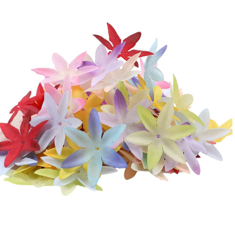 인공 실크 꽃 꽃잎, 꽃 부케용 가짜 꽃잎, 발렌타인 데이 화환 테이블 센터피스 꽃 장식, 5cm, 500 개