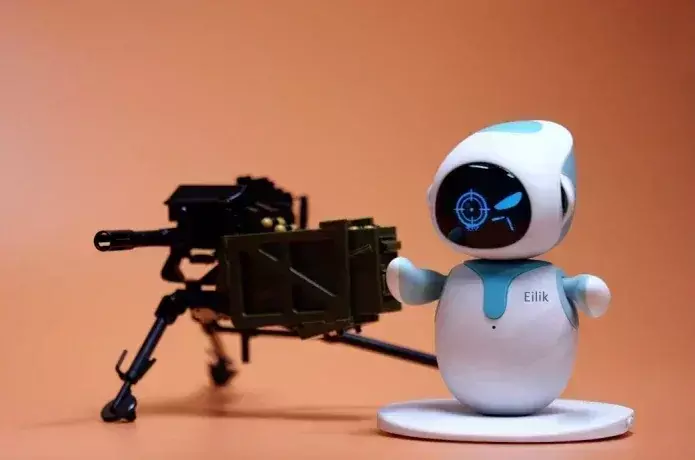 100% originale Eilik - A little Companion Bot con Endless Fun Smart Robot Toy((cibo, stoffa, ect opzionale per costi diversi))