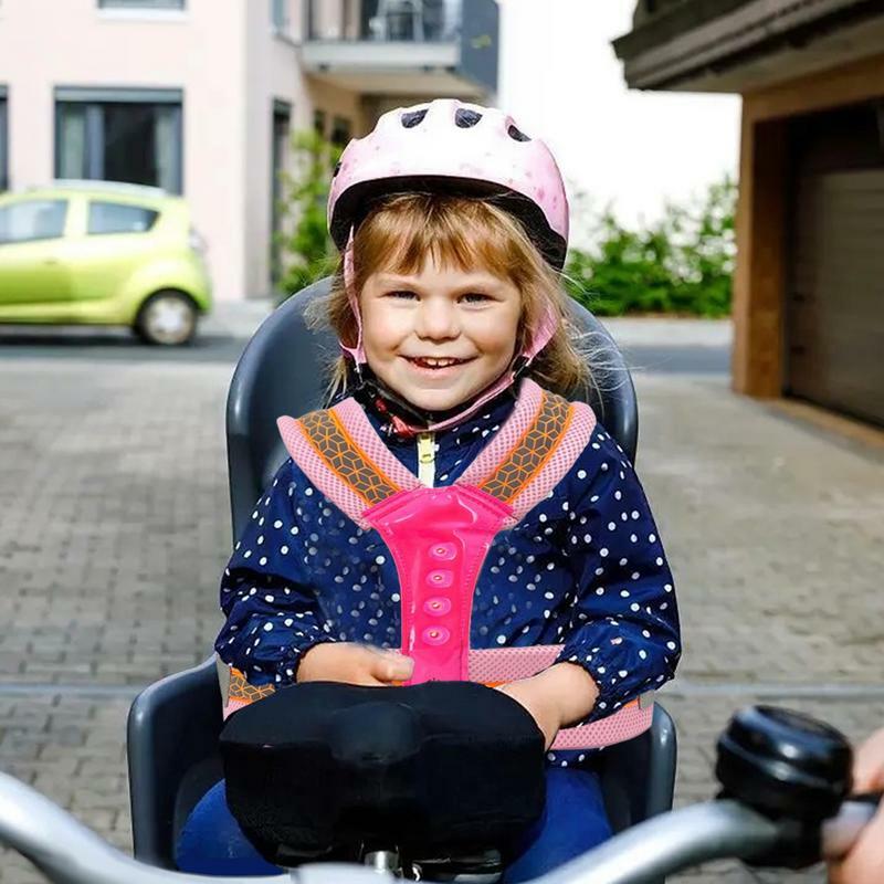 어린이용 오토바이 하네스 안전 벨트 스트랩, 어린이 반사 스트립, 어린이 자전거 안전 벨트, 승객이