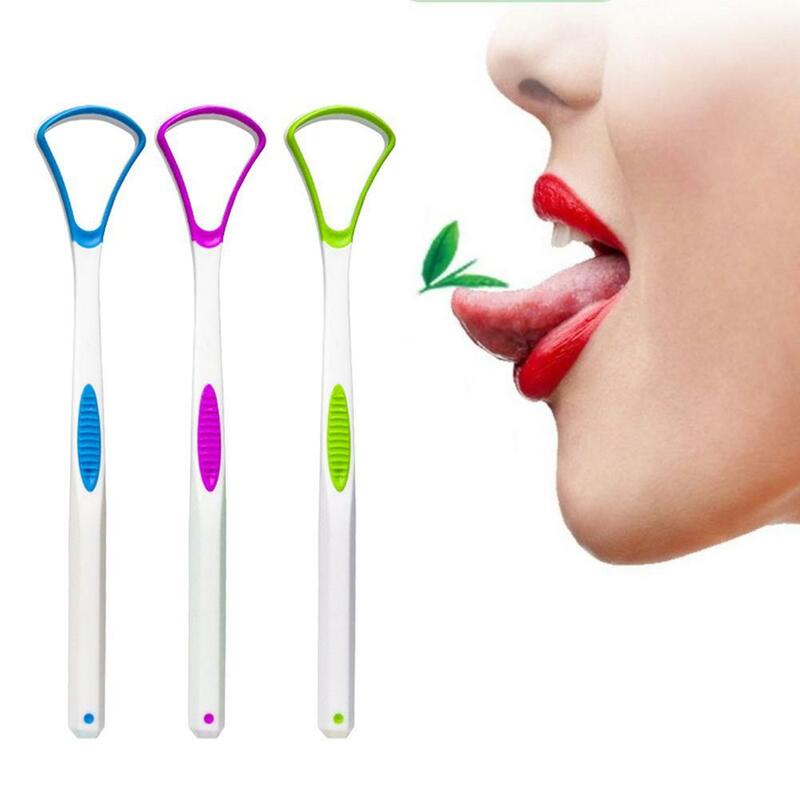Пластиковый скребок для чистки языка Tounge, гигиена зубов, 17,5*3,5 см, рот для полости рта E2P2