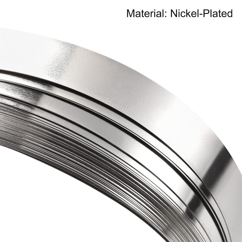 Li-Battery Nickel Plate Tape, Plated Steel Belt, Strip for Spot Welding Machine, Battery Welder, 2m, 0.1mm, 0.12mm, 0.15mm, 0.2mm, 18650