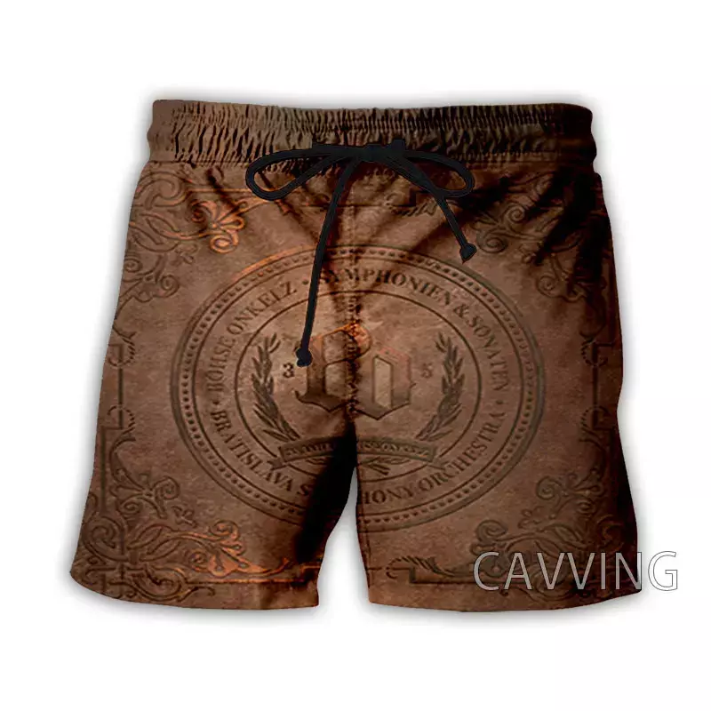 CAVVING 3D drukowane zespół rockowy letnie spodenki plażowe Streetwear szybkoschnące spodenki na co dzień spodenki dresowe dla kobiet/mężczyzn U02