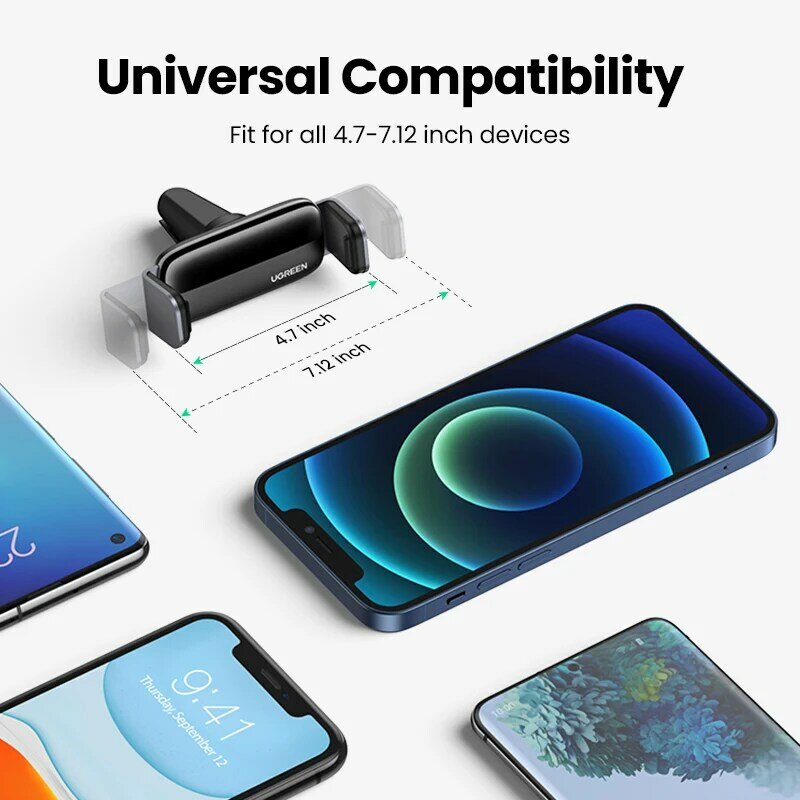 UGREEN Car Phone Holder Stand For Mobile Phone Air Vent Phone Stand for Xiaomi Samsung iPhone 15 14 Telephone Car Holder Stand