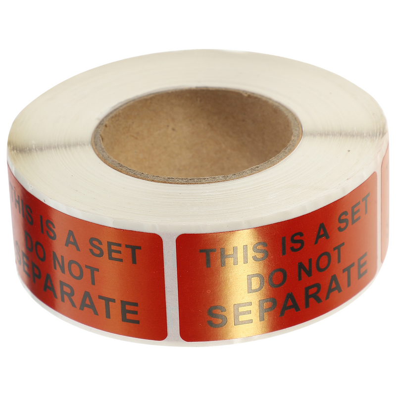 Set Do Not Remove Label Package Labels Warning Stickers Packing Decals Self-adhesive Shipping Coated Paper Tags