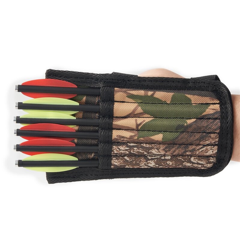 Mini 6.25 Inch Archery Crossbow Arrow Bag Portable Short Arrow Bag 6 12 Hold 6mm Arrows Bag Outdoor Shooting Hunting Accessories