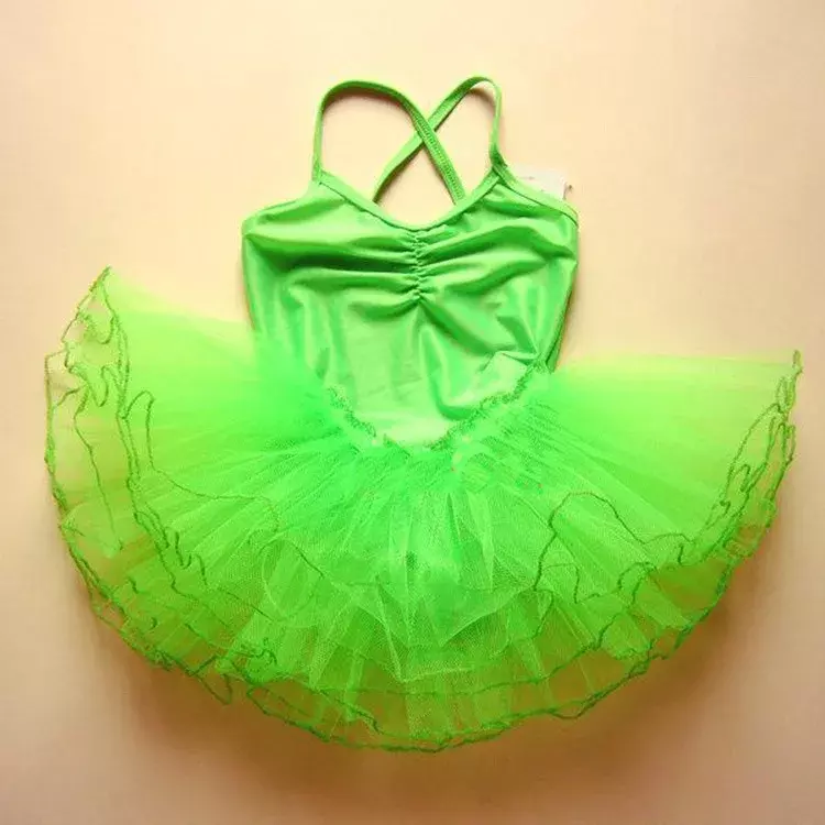 Nowa sukienka baletowa dla dziewczynek dla dzieci Odzież do tańca dla dziewczynek Kostiumy baletowe dla dziewczynek Trykot do tańca dla dziewczynek 6 kolorów